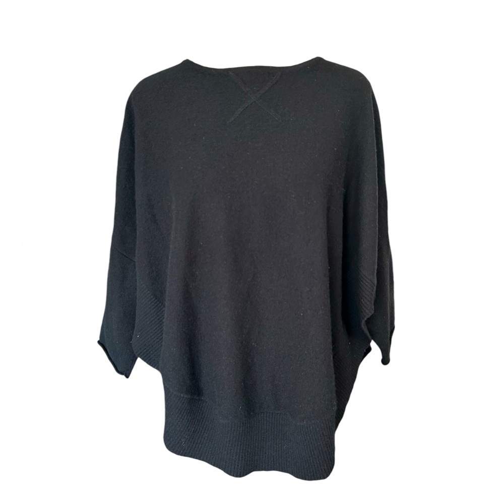 Tyler Boe 100% cashmere black capelet size small